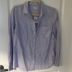 J crew new with tags purple linen top